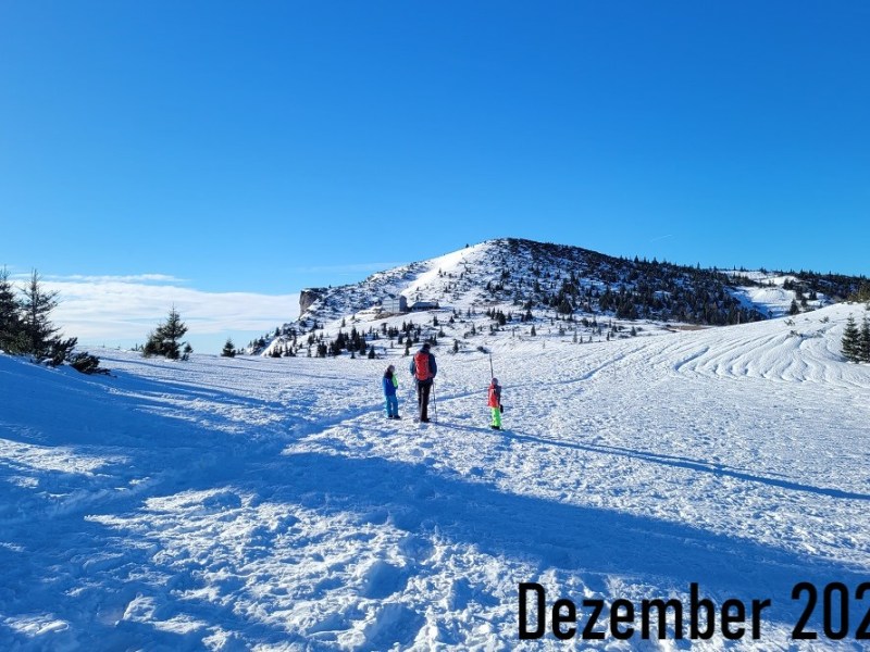 Erste Gehversuche – Schneeschuhwandern auf der&nbsp;Rax